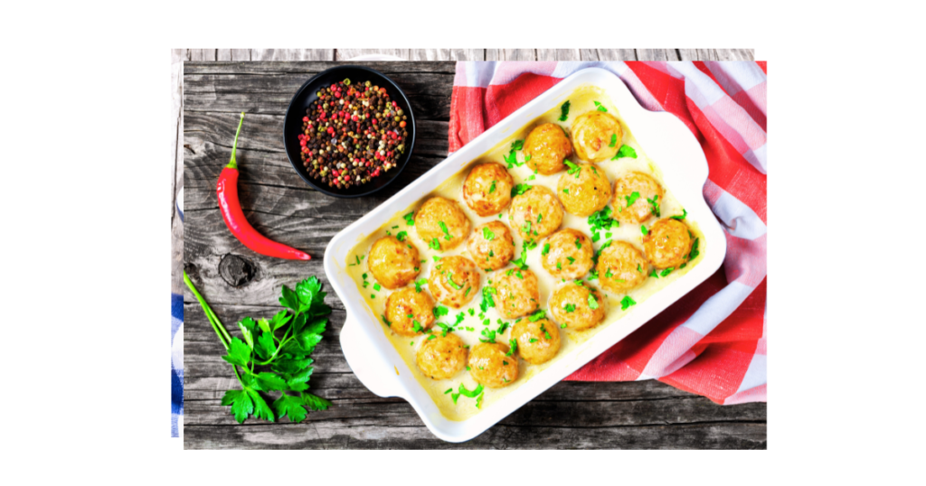 Swedish Meatballs in a Creamy Sauce