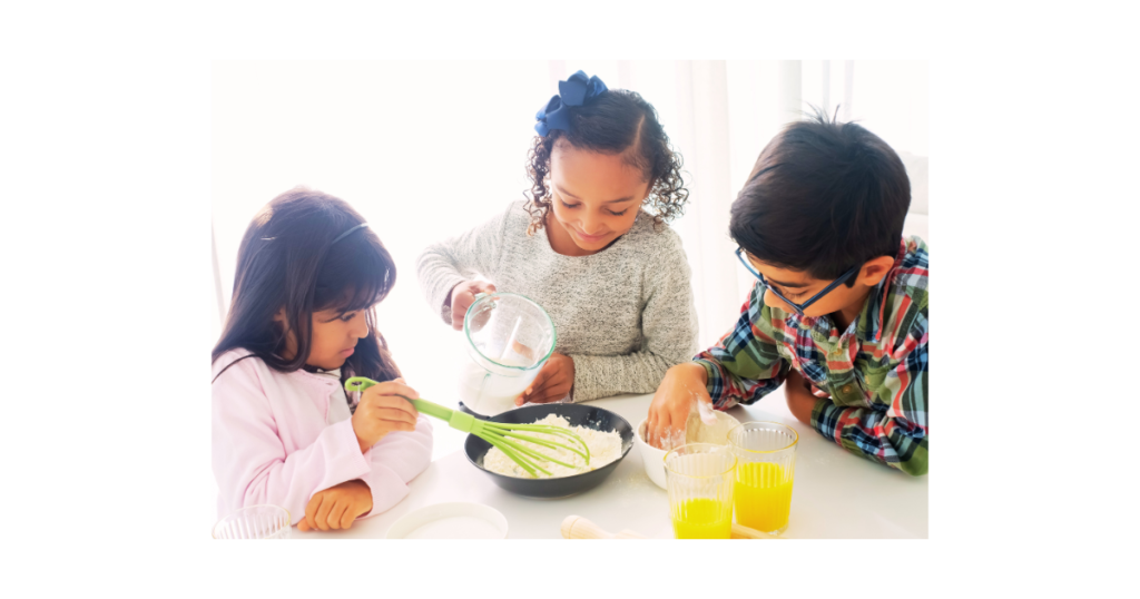 kids cooking