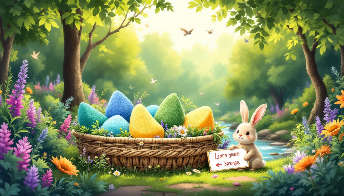 A collection of eco-friendly menstrual sponges in a natural setting.