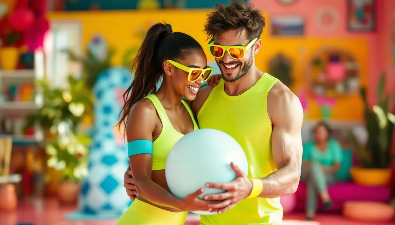 A couple engaged in a couples exercise, fostering emotional intimacy.