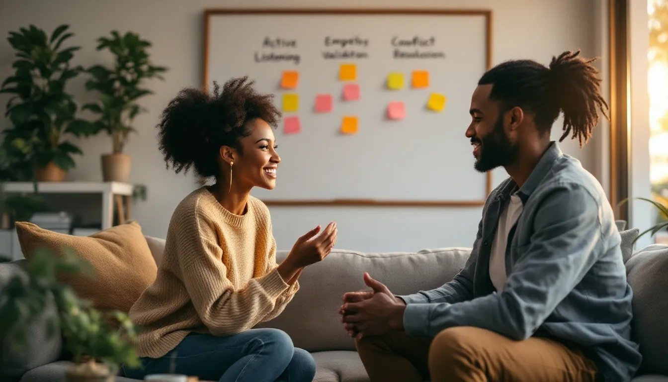 A relationship counseling session illustrating unique approaches.